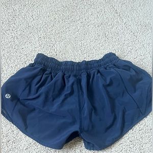 Navy blue lululemon shorts